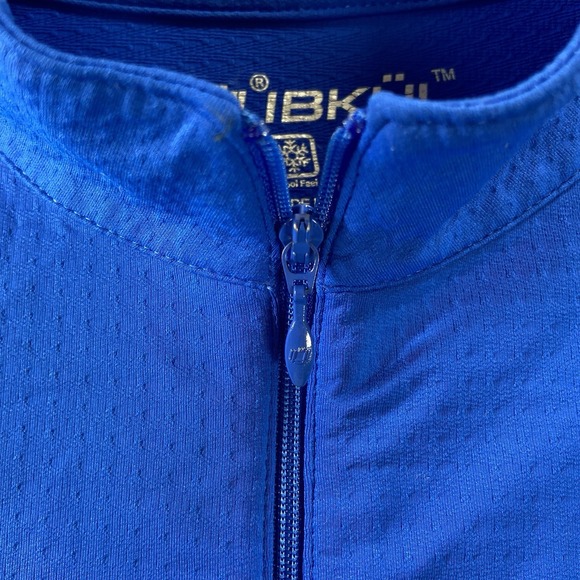 IBKUL Shirt women's Small Active 1/4 Zip Pullover Performance Blue Outdoor UPF - Picture 6 of 11